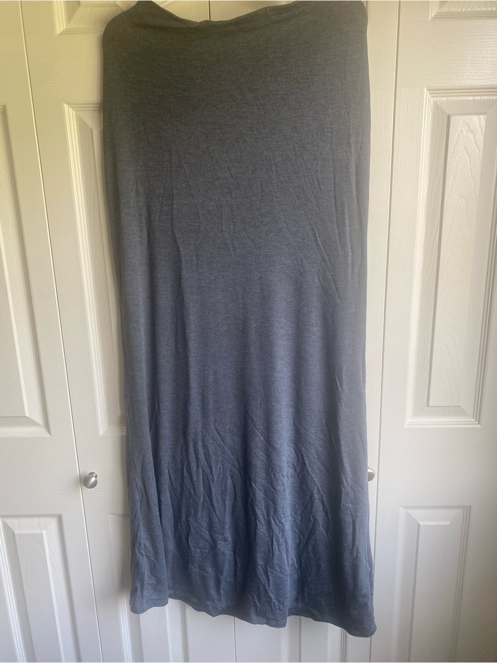 NEW AFRM Long Slate Gray Maxi Skirt - Picture 5 of 9